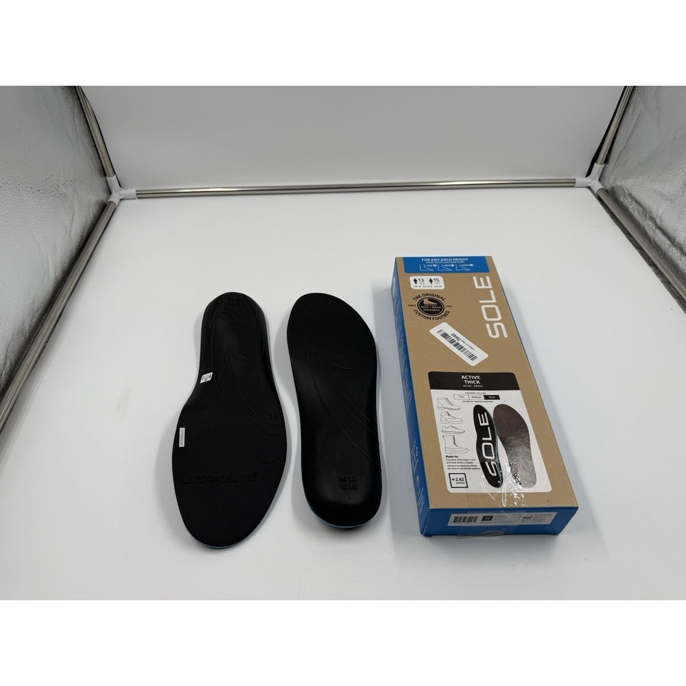 sole active thick Insole Custom Moldable Ortholic Support For Any Arch Type Plan